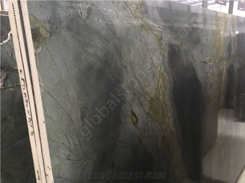 Peacock Green Marble Slab Own Quarry Lowest Price