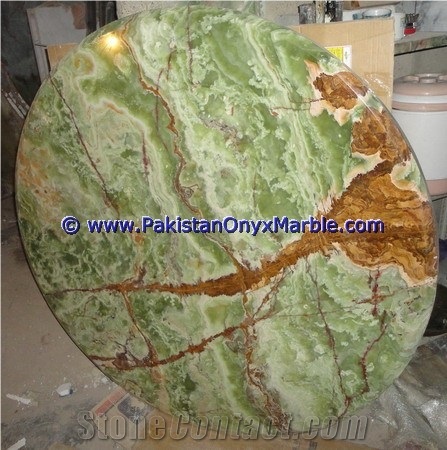 Dark Green Onyx Table Tops Collections