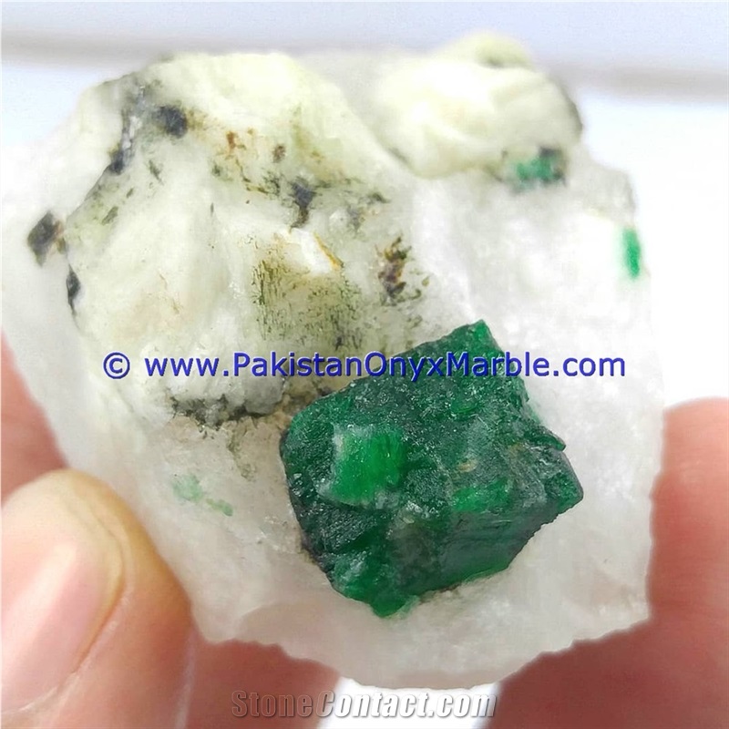 Emerald Specimens Terminated Crystals Motherrock