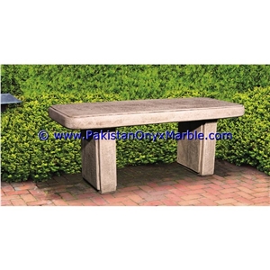 Marble Benches Table Natural Stone Beige Marble