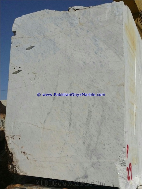 Marble Blocks Afghan White Marble Natural Stone