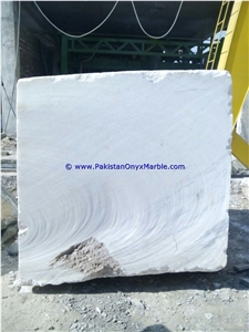 Marble Blocks Ziarat White Carrara White Marble