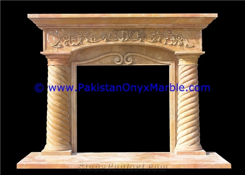 Marble Fireplaces Beige Cream Marble