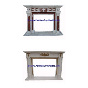 Marble Fireplaces Multi Stone Marble Handcarved