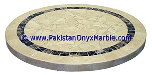 Marble Inlay Table Tops