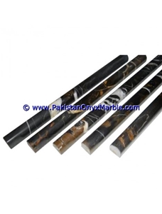 Marble Molding Pencil Liner Rail Black and Gold
