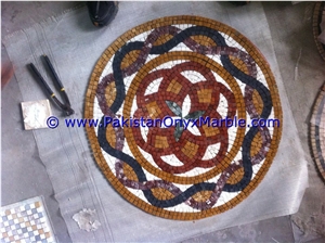 Marble Mosaic Medallions Floor Tile
