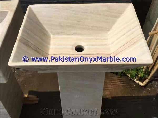 Marble Pedestals Sinks Basins Teak Wood Marble,Burmateak