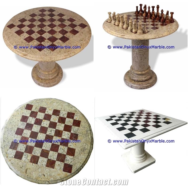 Marble Tables Modern Chess Table