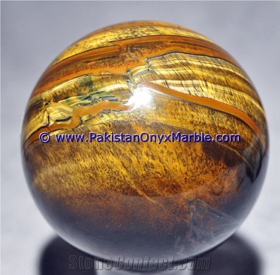 Multi Color Iron Tigers Eye Sphere Balls Polished