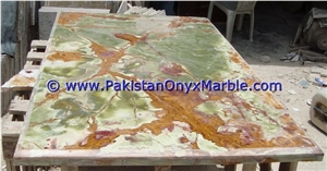Multi Green Onyx Table Tops Collections
