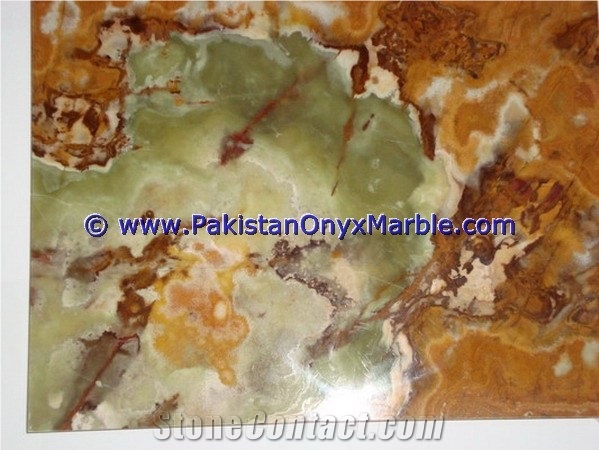 Multi Green Onyx Table Tops Collections