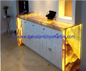 Onyx Lobby Desk Counter Collections,Bar Top,Commercial Counter