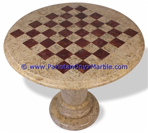 Onyx Tables Modern Chess Table