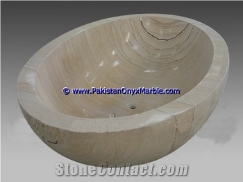 Teak Wood Marble Bathtub Natural Stone Teakwood Burmateak