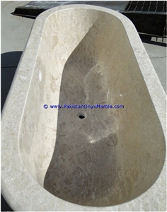 Verona Beige Marble Bathtub Natural Stone Beige Verona Sahara