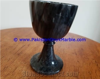 Ziarat Grey Marble Egg Cups Holder Stand