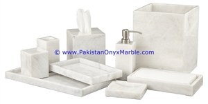 Ziarat White Marble Bathroom Sets