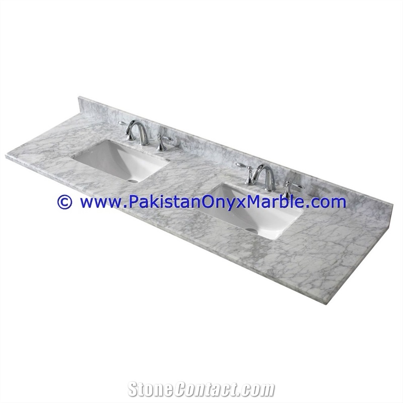 Ziarat White Marble Vanity Top