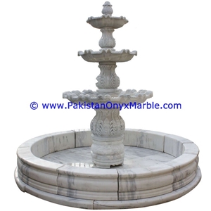 Ziarat White Marble Water Fountain
