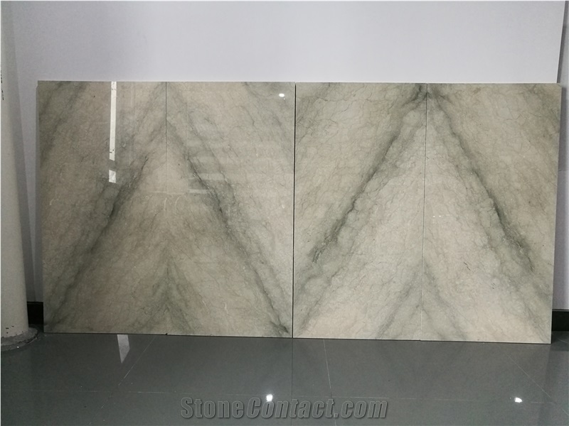 Gray Marble from Malaysia Landy Silver Line