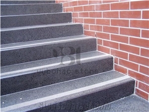 China Cheap Black Basalt G684 Stairs, Garden Steps