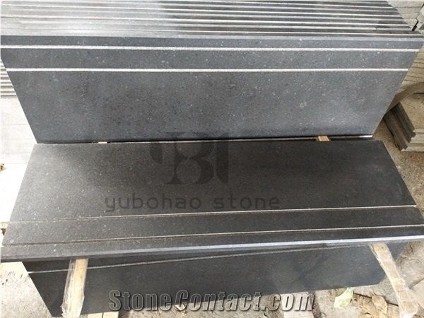 China Cheap G684 Black Pearl Granite Stairs/Steps