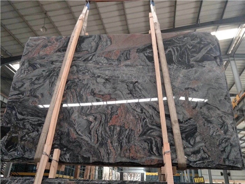 China Multicolor Red Polished Slab, Floor Covering