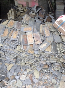 China Rusty Slate for Cultured Stone Thin Veneer