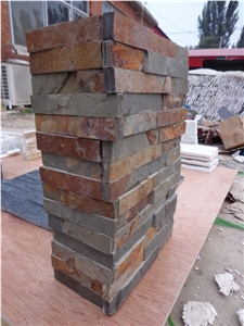 Multicolor Cheap Rust Slate for Feature Wall Stone