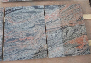Multicolor Red Chinese Honed Natural Stone Slab