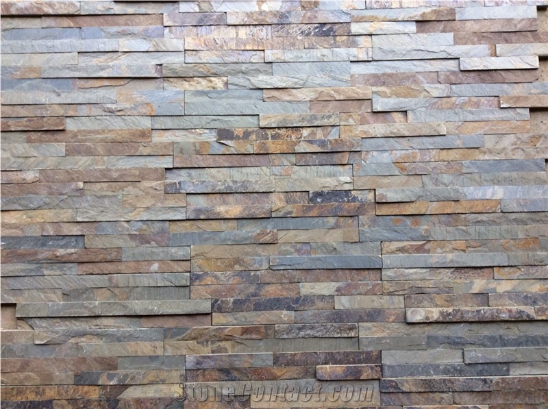 P020 Natural Rusty Slate Z Stone Garden Wall Decor