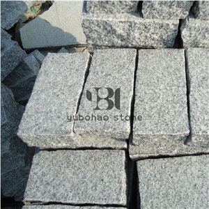 Saudi Bianco,Cheap G603 Granite Cobble Stone/Cubes