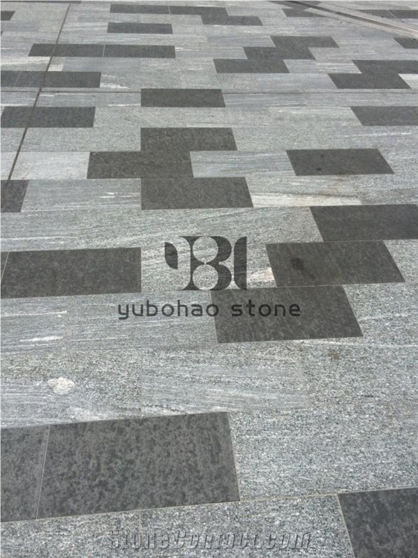 Shandong Grey Fantasy Paving Tiles,Walkway Pavers