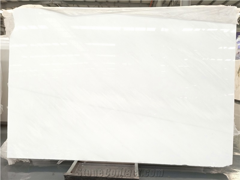 Jade White Marble Slabs Tiles Polished Surface