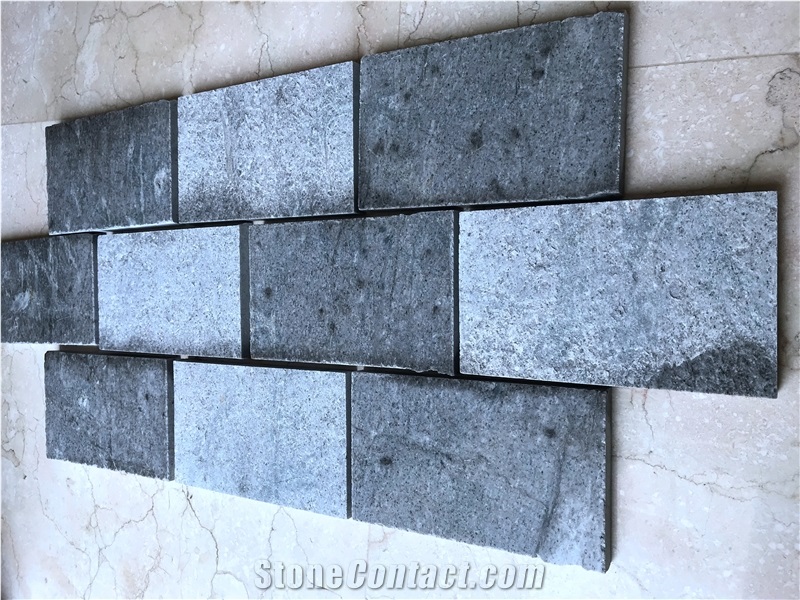 Duyfken Grey Stone Marble Polished Flamed Tiles