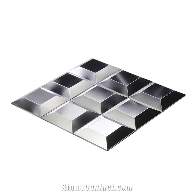 Aluminum Metal Wall Mosaic Hot Tile