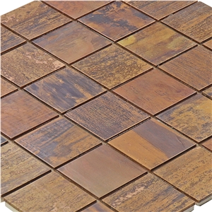 Copper Metallic Mosaic Tile