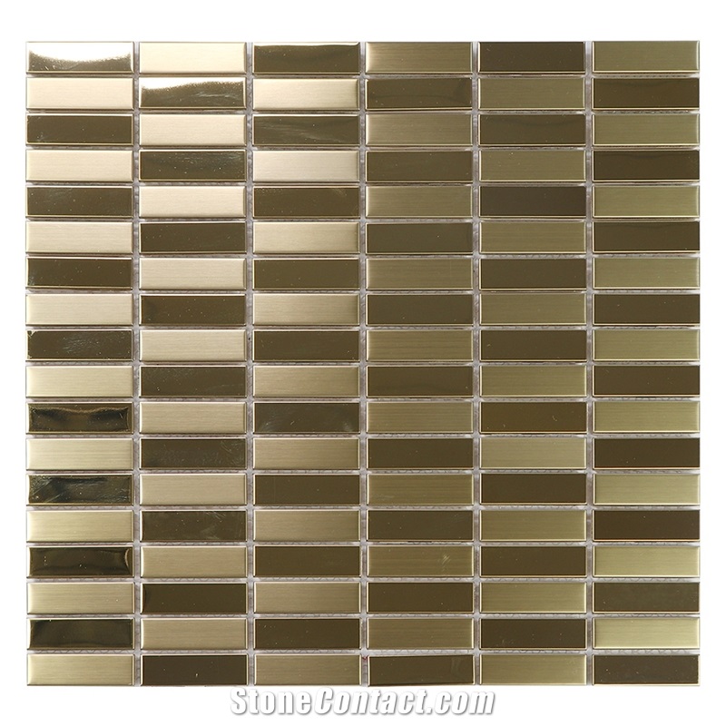 Design Modern Style Copper Mosaic Tile