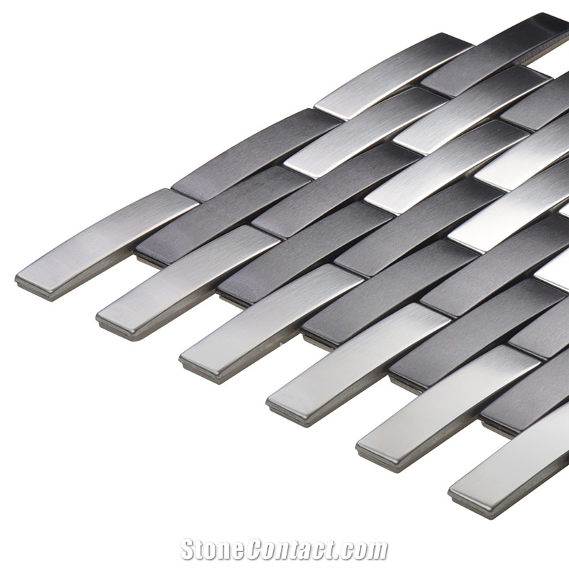 Metal Aluminum Mix 3d Steel Mosaic