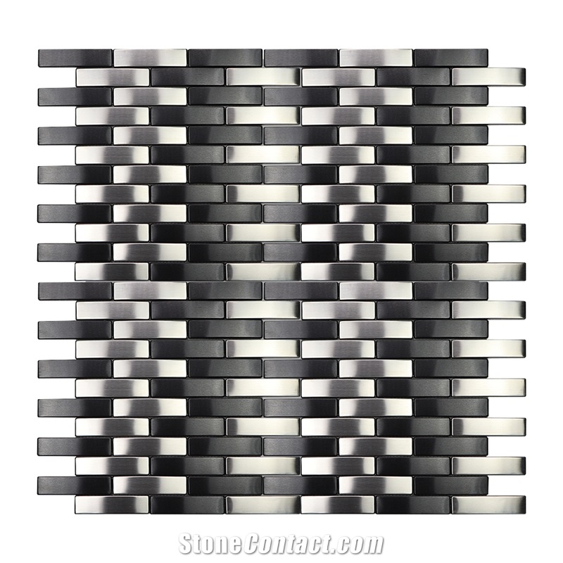 Metal Aluminum Mix 3d Steel Mosaic