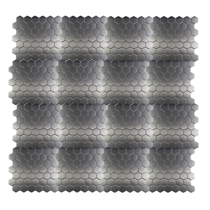 Silver Stainless Steel Mosaic Tile
