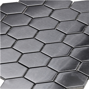 Silver Stainless Steel Mosaic Tile