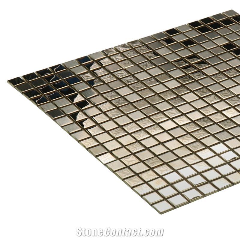 Wholesale Metal Tiles Square Mosaic Tile