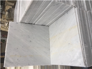 China Carrara White Marble Slab Tiles