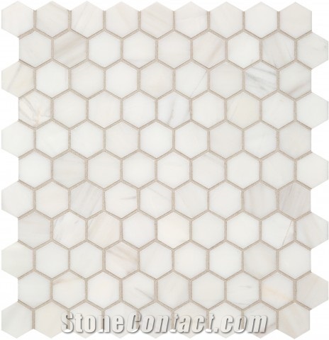 Dolomiti Hexagon Mosaic,Marble Mosaic