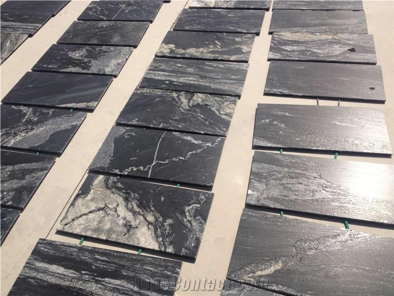 China Polished Cosmic Night Granite Floor Tile
