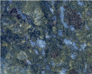 Polished China Blue Tropical Granite Slab and Tile