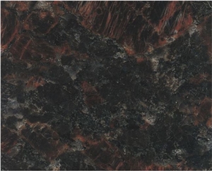 Polished Indian Dark Tan Granite Slab and Tiles