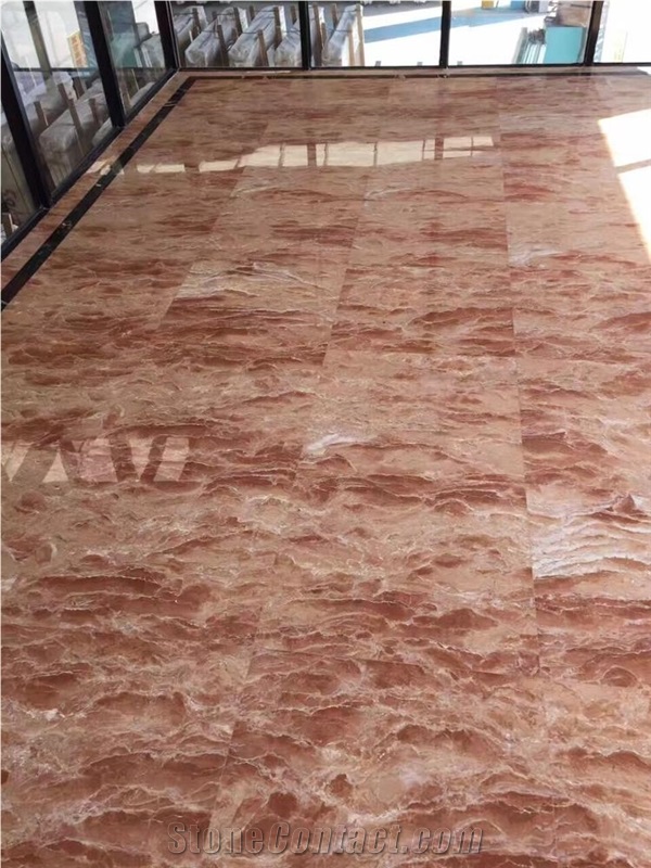Tea Rose Marble Wall Covering Slabs